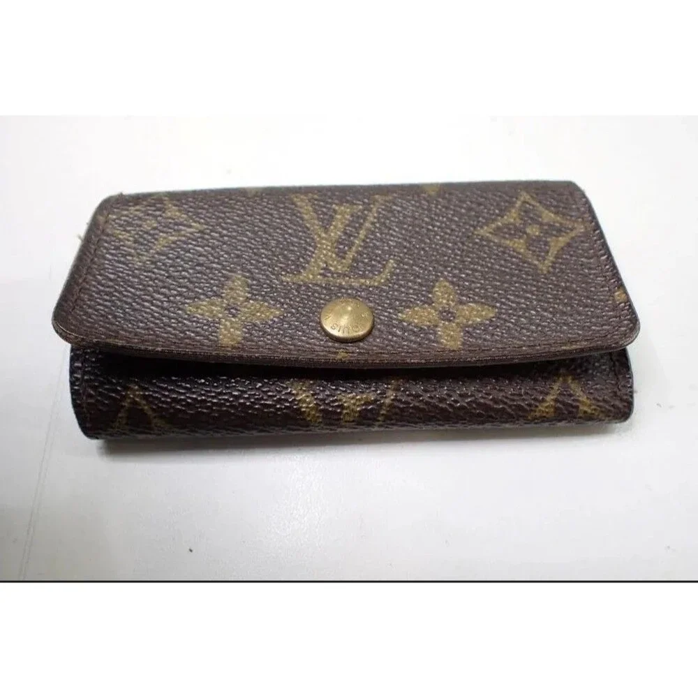 Louis Vuitton Key Case Monogram Multicles 4 Hooks RA0064 Authentic